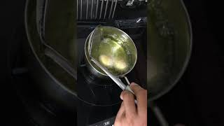 Oil boiling sound | Frying Cutlets #shorts