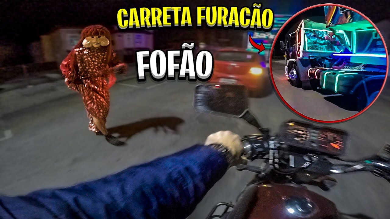 ENCONTREI A CARRETA FURACÃO E O FOFÃO SUBIU NA MINHA GARUPA 😂