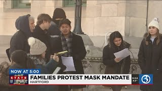 Video: Students, parents hold anti-mask rallies at the state capitol