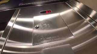 Schindler 400A HT traction elevators at the shops at Skyview (Queens, NY)