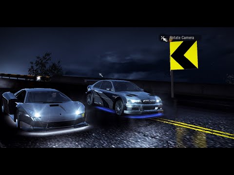 Wolf's Lamborghini Murcielago vs. BMW M3 GTR |Canyon Race| (The Hero) | Need for Speed Carbon
