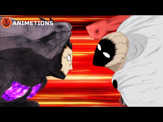 saitama terra 3 vs Garou terra 3 battle of strongest #opm #anime