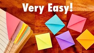 Easy Sticky Note Origami - Bookmark