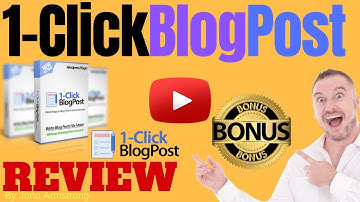 1-Click Blog Post Review ⚠️ WARNING ⚠️ DON