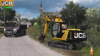 JCB JS130LC Excavator | Earthwork Farming Simulator 17 screenshot 5