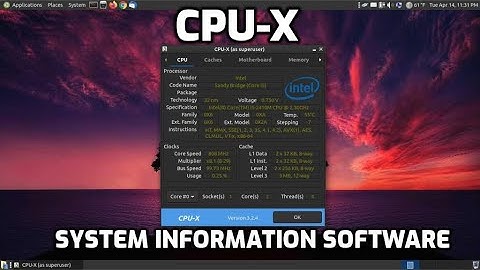 CPU-X: System Information Software for Linux
