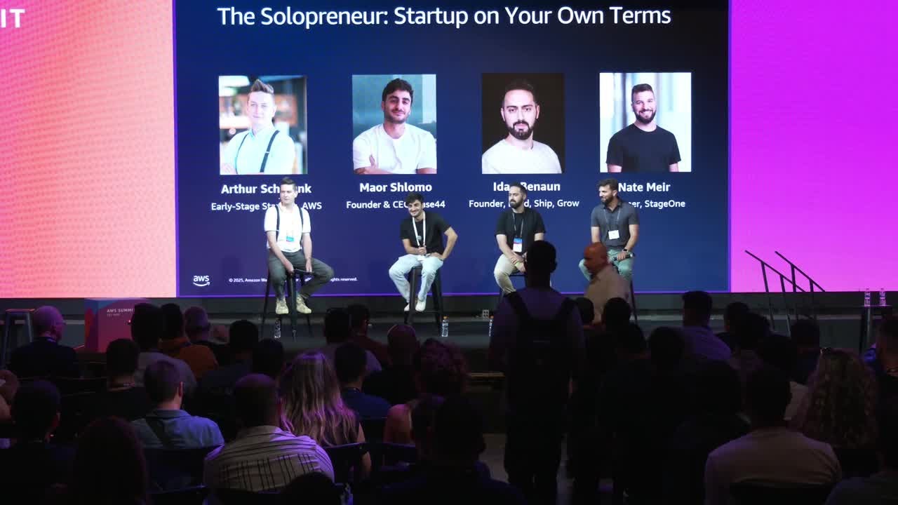 AWS Summit Tel Aviv 2025 - The Solopreneur: Startup on Your Own Terms