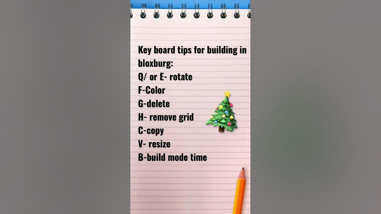 Bloxburg keyboard build mode hacks YouTube