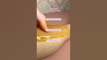 3 Reasons you should start sugaring🍯 #sugaringpaste #sugaringhairremoval #sugaring #short