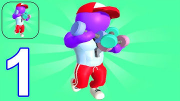 Gym Rush - Workout - Gameplay Walkthrough Part 1 Tutorial (Android,iOS)