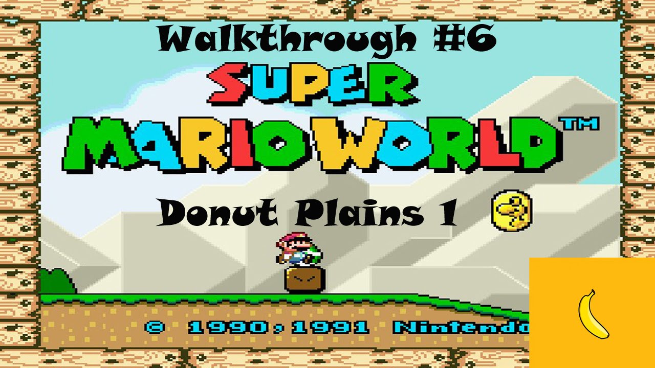 Super Mario World Donut Plains 1 Walkthrough 6 YouTube super-mario-world-donut-plains-1-walkthrough-6-youtube