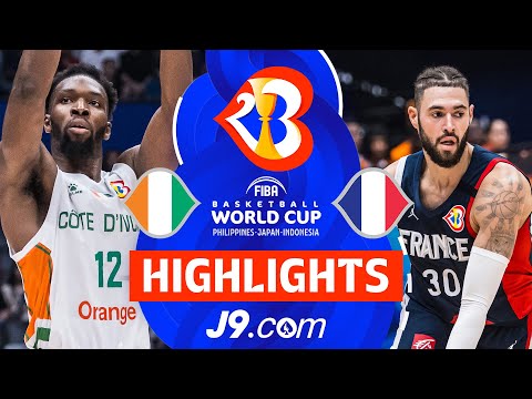 Cote d'Ivoire 🇨🇮 vs France 🇫🇷 | J9 Highlights | FIBA Basketball World Cup 2023