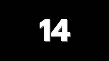 14 Second Countdown Timer With Sound Effect