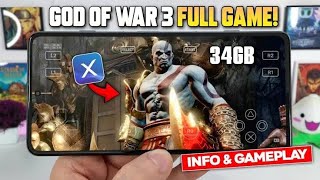 God Of war 3 FULL GAME 34 GB || RPCX emulator Best setting🎮 || #ps3emulator #godofwar #trendinggame