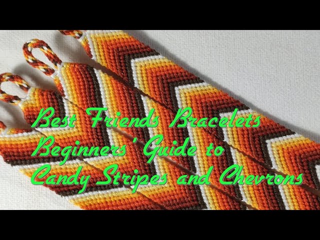 Candy Stripe Friendship Bracelet - Etsy Sweden