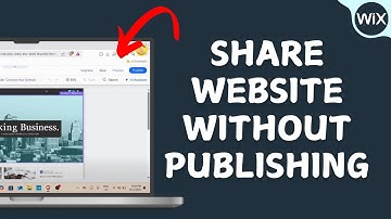 How To Share WIX Website Without Publishing It