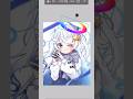 今！流行りの⚡️FUKOUNA GIRL⚡️やってみた【color wheel trend】#イラスト #vtuber #セルフ受肉