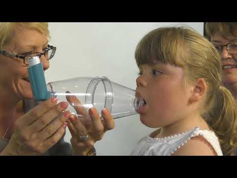 Inhaler techniques for children