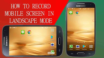 How to Record Mobile Screen in Landscape Mode (Urdu/Hindi)