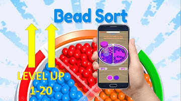 🎮GAME PLAYS -BEAD SORT LEVEL 1-20   WALKTHROUGH📱