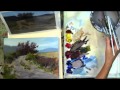 &quot;The Red Tree&quot; Part 9 - Beginning Step by Step Acrylic Country Road Landscape Painting Demo