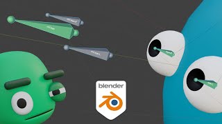 Eye rigging, 3 different styles - Blender tutorial