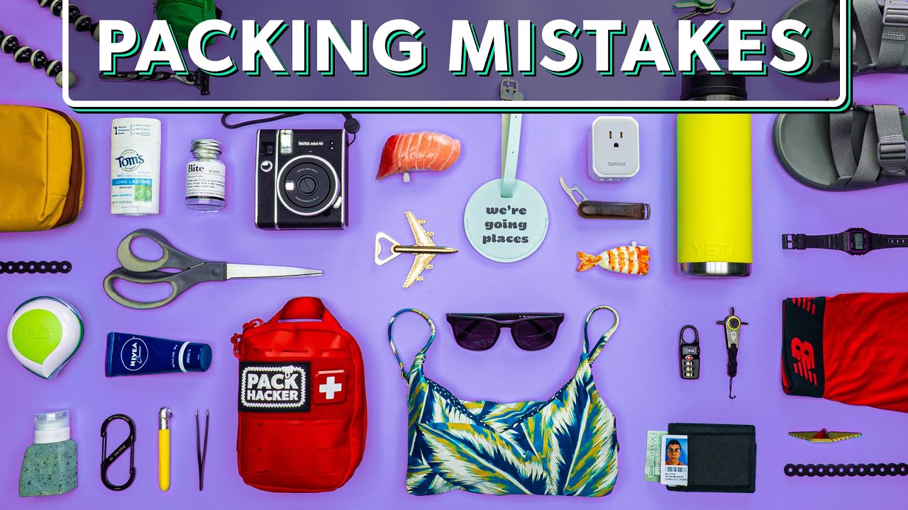 9 Common Packing Mistakes (And How To Fix Them) | One Bag Travel Tips