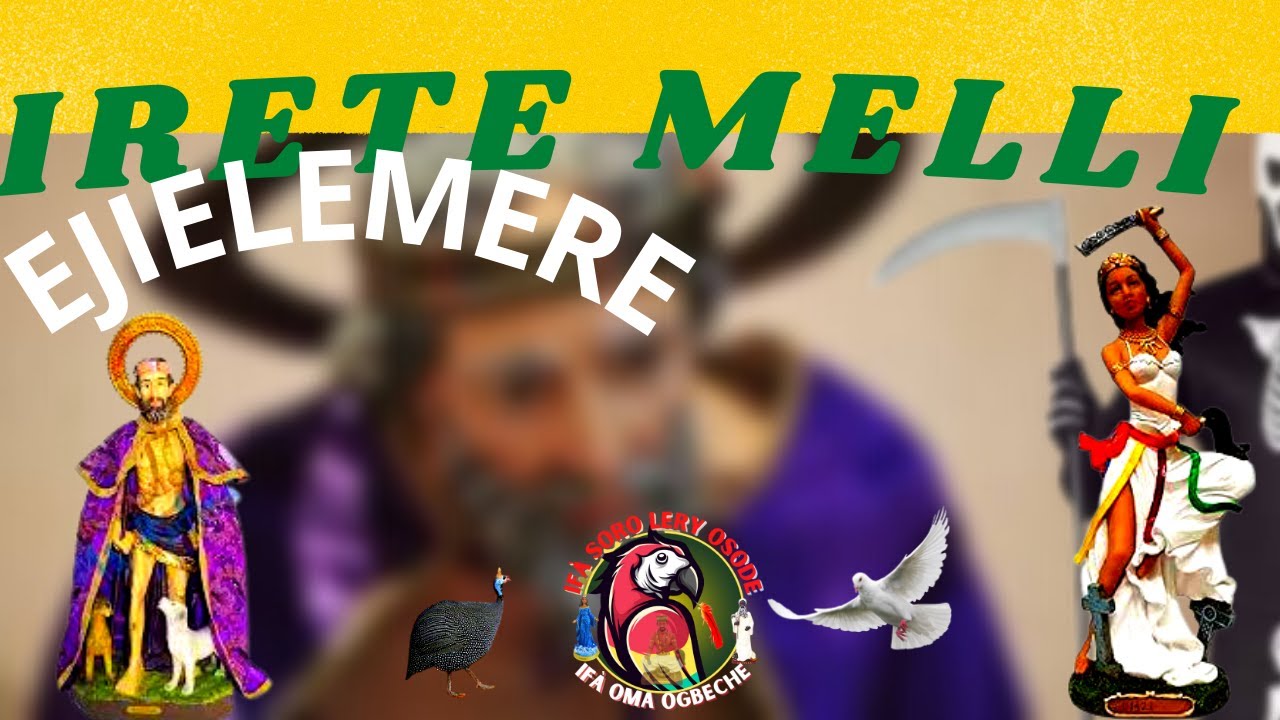 Interpretación en ifa del signo IRETE MELLI.🦜