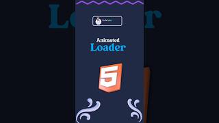 animated Loader | with source code | create animated loader using html css and js #shorts #webdesign