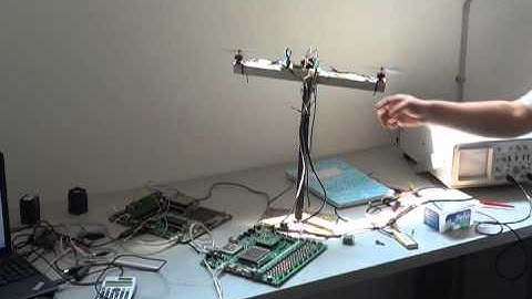 [Summer 2013] One axis quadcopter with PID controller stabilization