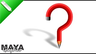 Designing pencil as question mark in Coreldraw | Coreldraw tutorial