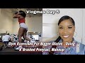 VLOGMAS Day 5| My Favorite Leg Day Exercises| Braided Ponytail &amp; More| Sharae Palmer