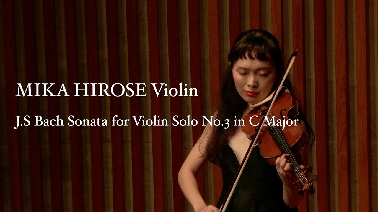 J.S. Bach Violin Sonata No.3 in C Major, BWV 1005 Ⅲ Largo - YouTube