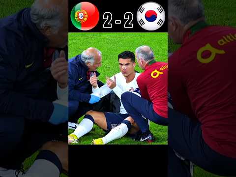 The Day Injury Ronaldo Showed Korea CR7 Portugal Vs Korea FIFA Match Football Ronaldo Cr7