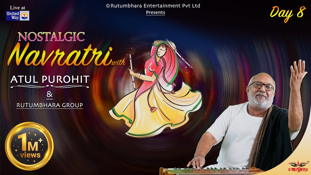 Atul Purohit Nonstop Navratri Day 8  Atul Purohit  Iqbal Meer  Himali Vora  Kairavi Buch