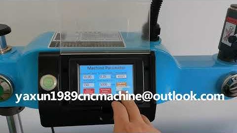 Touch Screen Universal Electric Tapping Machine with DIN Chuck Servo Working Taps Threading Machine