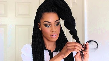 How To Style Senegalese Twists....