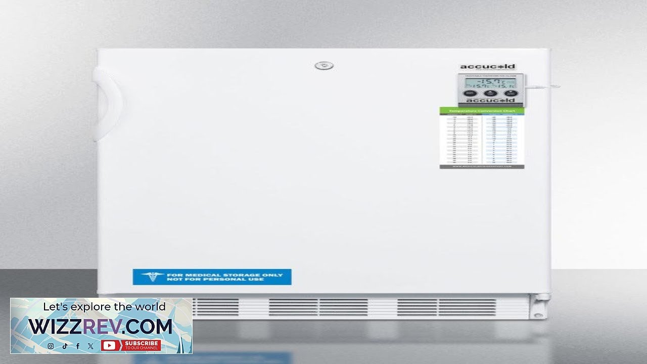 Accucold 24" Wide All Freezer ADA Compliant