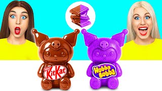 Bubble Gum vs Chocolate Food Challenge | Amazing Food Challenges by Choco DO