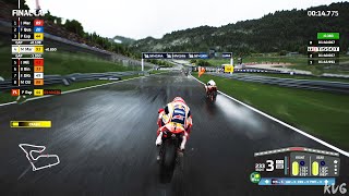 MotoGP 22 - Rainy Gameplay (PC UHD) [4K60FPS]