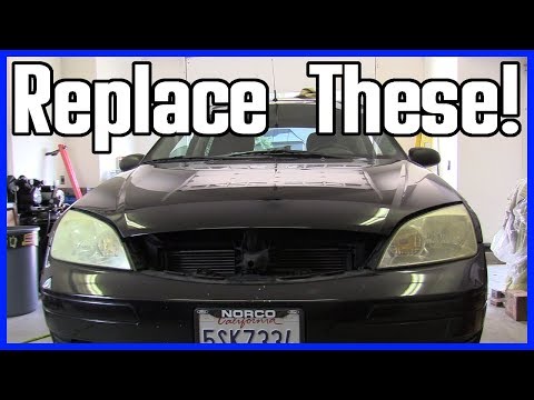 How to Replace Headlight Lens Housing Ford Focus 2000-2007
