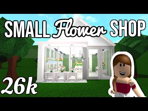 Small Flower Shop Build Roblox Welcome To Bloxburg Youtube