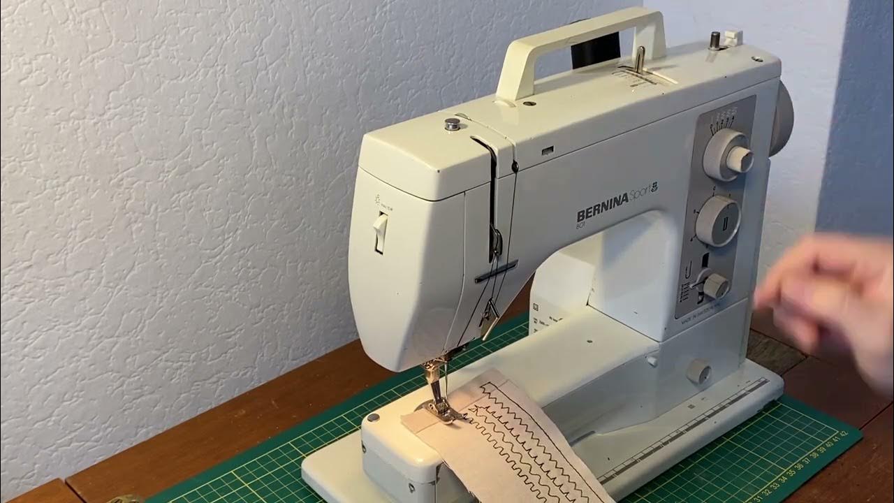 Bernina Sport 801 Демонстрация/Demo/лучшая швейная машина YouTube