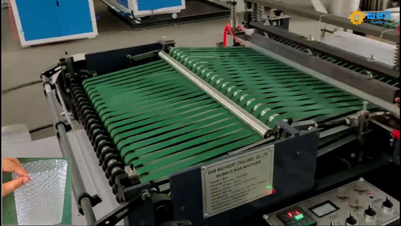 Air bubble bag machine manufacturer YouTube