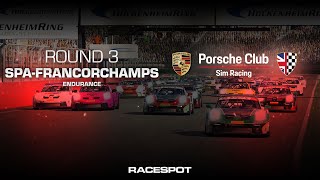 Porsche Club Great Britain Sim Series | Round 3 at Spa-Francorchamps