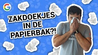 Wat moet je met zakdoekjes + 4 andere vragen! - Vraag het Google
Rian en Rachid beantwoorden vandaag vijf vragen, inclusief de legendarische vraag of een gebruikt zakdoekje in de papierbak moet?
#vraaghetgoogle #googlenederland #papierenzakdoekje
Ga terug in de tijd met Google Earth:
https://earthengine.google.com/timelapse/
Heb jij ook een vraag aan Google? Laat hem achter als reactie en abonnemeer je op ons kanaal. We beantwoorden elke dinsdag de leukste vraag!
Van de makers van Google Zoeken, Google Maps, Android, Google Translate, Google Home, Google Pixel en nog veel meer is dit... Vraag het Google!
Eigenlijk doen we bij Google niets anders dan jouw vragen beantwoorden. Daarom doen we dat ook op YouTube in Vraag het Google: elke dinsdag jouw vraag beantwoord!
Wat je vraag ook is - ook als die niets met Google te maken heeft - Rian, Tim en Rachid van Google Nederland doen hun uiterste best om een antwoord te vinden. :-)
ABONNEMEER, dan krijg je een berichtje als we een nieuwe video online hebben! Wat moet je met zakdoekjes + 4 andere vragen! - Vraag het Google