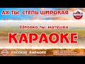 Караоке - "Ах ты, степь широкая" | Русская Народная Песня на RetroTv