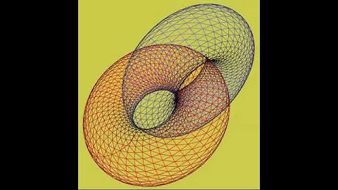 Dynamic virtual reality model of intertwined tori