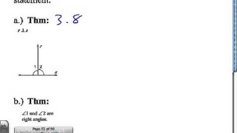Section 3.6: Prove Theorems about Perpendicular Lines