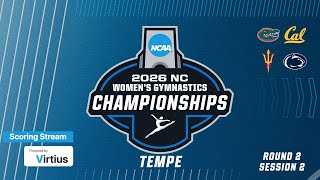 Virtius Scoring Stream - NCAA Regional '26 @ ASU: Second Round #2 - Women's NCAA Gymnastics